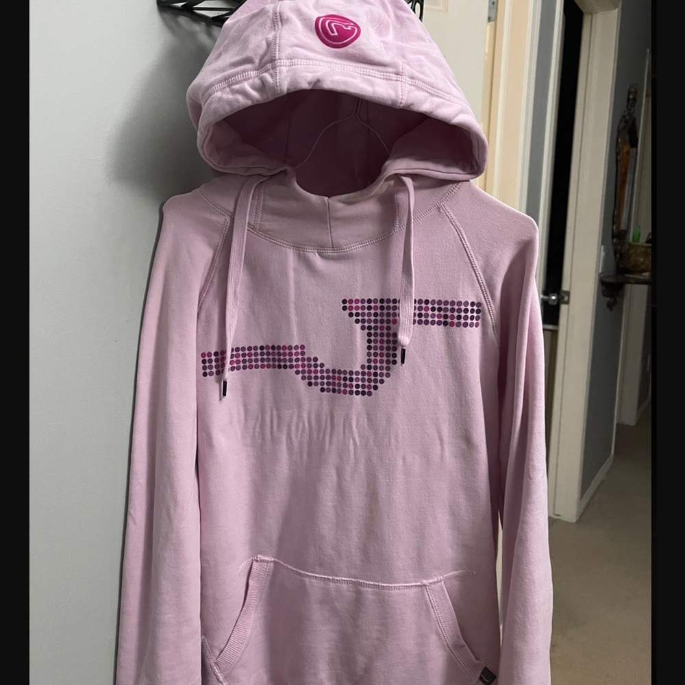 Pink Graphic Pusch Hoodie